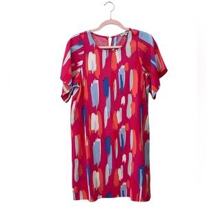 Mary Square Multicolor Women's Dress